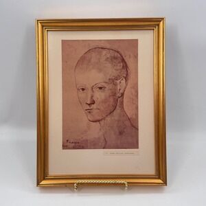 Framed Picasso Head of a Boy Cleveland Museum Issued Print